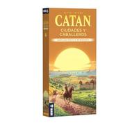 Devir- 5 and 6 Player Expansion for Cities and Knights of Catan, Miscelanea (BGCIU56) (Spanish language)