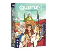 DEVIR Thames & Kosmos Quorum, Strategic Roman Empire Card Game, Hand Management and Set Collection Card Game for Adults and Teens, For 2 to 4 Players, Ages 12+
