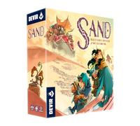 DEVIR Thames & Kosmos Sand, Strategy Board Game, Family Games for Games Night, Pick-Up-and-Deliver Board Game for Adults and Kids, For 1-4 Players, Suitable for Ages 14+