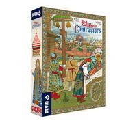 Thames & Kosmos Devir The Red Cathedral: Contractors Expansion, Dice Worker Placement Game, Family Games for Game Night, Strategy Board Games for Adults and Kids, For 1-4 Players, Age 10+