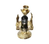 DEVKI Shiva Statue Hindu Gods Figures Indian Decorative Statue Abstract Sculpture Hindu Decor Temple Table Decoration Pooja Items Religious Polyresin Collectible Figurines Indian Gift