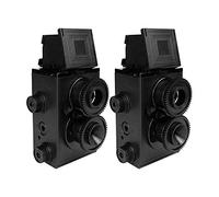 DEVMO 2 PCS DIY Lightnes Compatible with Classic Retro Holga Lomo Recesky TLR Camera 35mm Film Twin Lens Reflex Kit