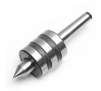 DEVMO MT2 Live Center Morse Taper Triple Bearing Spindle Lathe Milling Steel Precision Rotatory Revolving Metal For Turning CNC Work Chuck Tool