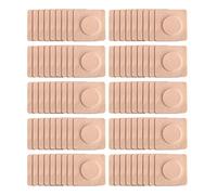 DEVNWIGMO 100 Empty Umbilical Cord Plasters, Anti-irritating, Breathable, Skin-Friendly, Practical and Multifunctional, for Shoulders, Abdomen, Square