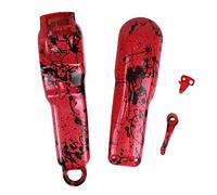 DEVNWIGMO 4-Piece Hair Housing Replacement Cover Set, Modifiable Clips Housing Covers, DIY Motor Covers And Made of Material, Rose Red