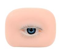 DEVNWIGMO 5D Silicone Eye Model, Practical And Realistic, Mannequin Face for Beginners in Makeup Training, Right