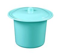 DEVNWIGMO Compact Spittoon with Lid, Made of Lightweight, Portable and PP Material, Ideal for on The Go, in The Car Or When Traveling, Blue