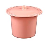 DEVNWIGMO Compact Spittoon with Lid, Made of Lightweight, Portable and PP Material, Ideal for on The Go, in The Car Or When Traveling, Pink