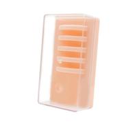DEVNWIGMO Eyelash Extension Palette, Grafting Holder, Acrylic Tray, False Eyelash Storage Box with Lid, Functional, Suitable for Salons And Beauty Workshops, Pink