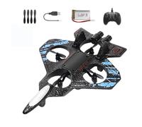 DEVNWIGMO Foam Remote Control Airplane with Easy-to-Fly Aerobatic Features. Green Model, blue