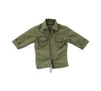 DEVNWIGMO Miniature Figure Outfit set includes authentic work clothes doll outfit action figure clothing accessories collectible figure outfit crafted from , Green Shirt