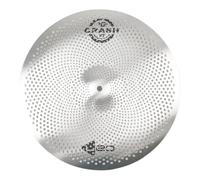 DEVNWIGMO Mute Cymbal, Practice Cymbal, Drum Accessory, Alloy, Silent, Noise Control, Suitable for Training, Musician, Studio, 16inch