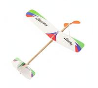 DEVNWIGMO Plane Rubber Band Powered Hand Throw Plane Model Airplane Toy Propeller Aircraft DIY Assembly Strong Fuselage for Outdoor Landings Science Exploration, 118 Wing