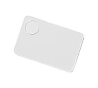 DEVNWIGMO Portable Makeup Palette, Acrylic Cosmetic Tray, Smooth Surface, Foundation & Lip Color Mixing, Easy Cleaning, Compact Design, for Gifts An, Rectangle 10cmx15cm