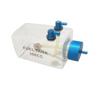 DEVNWIGMO Remote Control Tank for RC Airplane, Transparent Gasoline Tank, Accessory for Remote Controlled Aircraft Model, Mounting, Stability, Reliable Str, 300CC