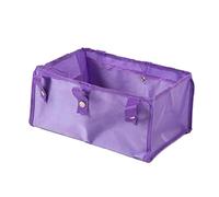 DEVNWIGMO Rollator Under Seat Storage Bag Organizer Accessory Basket Foldable Polyester Functional Suitable for Elderly People with Reduced Mobility U, Purple