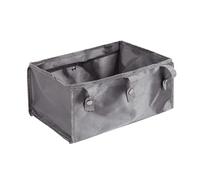 DEVNWIGMO Rollator Under Seat Storage Bag Organizer Accessory Basket Foldable Polyester Functional Suitable for Elderly People with Reduced Mobility U, Gray