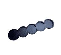 DEVNWIGMO Round Base Display Tray Miniature Game Accessory Model Display Stand Stable Function Lightweight PP Material Suitable for Collection Cabinet, Style A