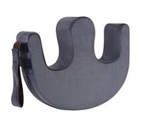 DEVNWIGMO Soft Reversible Pillow and Bed Turning Aid for Elderly People Lying on Their Side, with Strap, Gray