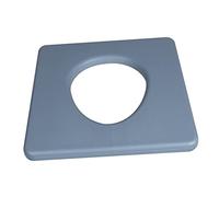 DEVNWIGMO Toilet Stool Chairs Panel Raised Toilet Seat Elevated Toilet Seat Widen Panel Elderly Washable Lightweight Seniors Strong Bearing Capacity