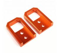 DEVNWIGMO Trailer Hitch Front Mount Tow Hook For Pickup Trucks Aluminum Alloy Construction With Smooth Coated Finish Compact Dimensions For Low Profile Look Suitable For Front End, Orange