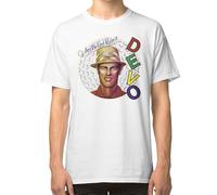 Devo 'are We Not Men?' (White) T-Shirt (Large)