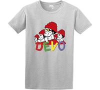 Devo Band O Neck Men T Shirt Grey