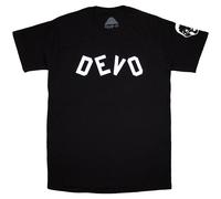 Devo T-Shirt: Booji Boy (Black) (Sleeve Print) OFFICIAL NEW