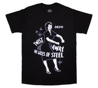Devo T-Shirt: Twist Away (Black) OFFICIAL NEW