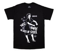 Devo Unisex T-Shirt: Twist Away (Black) (Small)