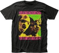 Devo We are Devo T Shirt Mens Licensed Rock N Roll Band Music Tee New T-Shirt Black