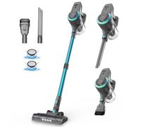 DEVOAC N300 Cordless Vacuum Cleaner 6 in 1 Lightweight 2200mAh Battery Up to 40 Minutes Operation, Powerful Handheld Vacuum Cleaner for Hard Floor Carpet Pet Hair Room