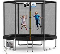 Devoko 7.5ft Secure Kids Trampoline - GS certificate Garden Trampoline Safety Net & Reinforced Steel Frame | Super Stable for Children 6-12 Years | Premium Waterproof, Easy Setup
