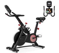 Devoko Exercise Bikes for Home Use Indoor Cycling Bike with Heart Rate Sensor Spin Bike with Comfortable Seat Cushion Exercise Equipment for Home Use with LCD Momitor & Tablet Holder, 150kg