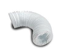 Devola 100mm PVC Flexible Ducting, 3m - DVFD100/3 (White, 100mm)