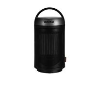 Devola 1500W Portable Ceramic Fan Heater, Black & Silver - DVSFH15BS