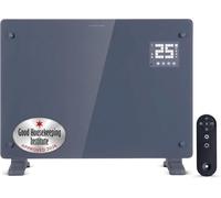 Devola 1500W Glass Panel Heater with Wifi app - Grey - DVPW1500G