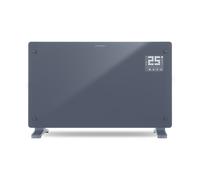 Devola 2000W Glass Panel Heater with Wifi app - Grey - DVPW2000G