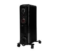 Devola 2000W Oil Filled Radiator (Black) - DVSOR7F20B