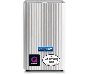 Devola 20L/Day Dehumidifier with Carbon Filter, Laundry Drying & Sleep Mode, Continuous Drainage, Digital Display, Ideal Dehumidifiers for Home, Office & Bedroom