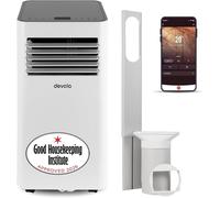 Devola 9000 BTU WiFi Portable Air Conditioner, 4-in-1 Cooling, Dehumidifier Fan Modes & Sleep Mode, 24H Timer, 2 Window Venting Kit Included, Air Conditioning Unit For Rooms Up to 20㎡
