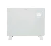 Devola Designer 1.5kW Smart Glass Panel Heater with Timer White - DVPW1500WH - Return Unit