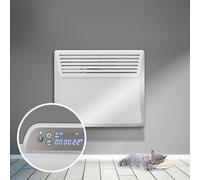 Devola Eco Contour 0.5kw Panel Heater With 24hr/7 Day Timer With Feet - DVS500WF