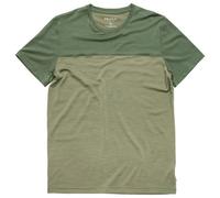 Devold - Classic Linear Tee - Merino shirt size XL, olive