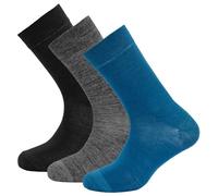 Devold - Daily Merino Light Sock 3-Pack - Sports socks size 36-40, blue