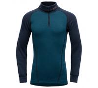 Devold - Junior Duo Active Merino Zip Neck - Merino base layer size 10 Years, blue