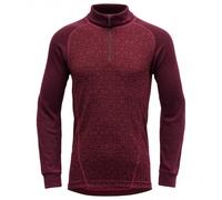 Devold - Junior Duo Active Merino Zip Neck - Merino base layer size 16 Years, red