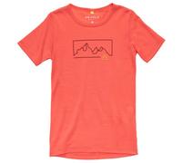Devold - Kid's Active Outline Tee - Merino shirt size 104, cayenne