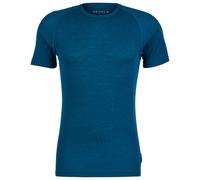Devold Of Norway Lauparen Merino 190 Short Sleeve Base Layer Blue 2XL Men