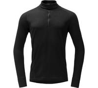 Devold of Norway - Men's half-zip thermal top in merino wool - Duo Active Merino 205 Z.Neck M Black for Men in Wool - Size S Black S